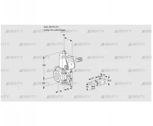 VAS350/-R/NW (88008585) Газовый клапан Kromschroder