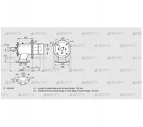 ZIO 165KB-150/135-(25)D (84246126) Газовая горелка Kromschroder