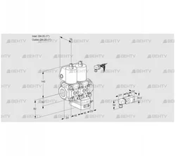 VCD1E25R/25R05ND-25WL/PPPP/4-PP (88104504) Регулятор давления Kromschroder