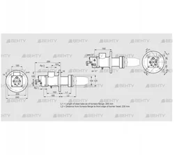 BIC 100RML-200/235-(112)E (84033332) Газовая горелка Kromschroder