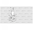 VAS6T65A05LQGLB/PP/PP (88204232) Газовый клапан Kromschroder