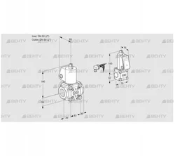 VAS3E50R/50R05NWL/BS/PP (88107722) Газовый клапан Kromschroder