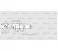 BIC 100RM-400/435-(110)E (84033351) Газовая горелка Kromschroder