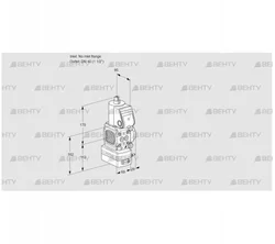 VAG2-/40R/NWAN (88013080) Газовый клапан с регулятором соотношения Kromschroder