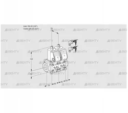 VCS1E20R/20R05NNWR6/MMMM/PPPP (88104889) Сдвоенный газовый клапан Kromschroder