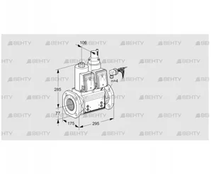 VCS665F05NLWRB/PPPP/MMPM (88203649) Сдвоенный газовый клапан Kromschroder