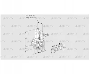 VAS125R/NWSR (88019471) Газовый клапан Kromschroder