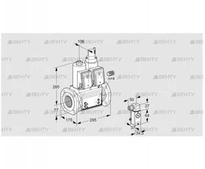 VCS665F05NLWR3B/MM1-/MMMM (88202932) Сдвоенный газовый клапан Kromschroder