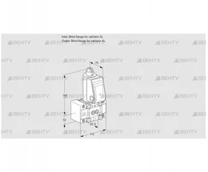 VAS1W0/NW (88006685) Газовый клапан Kromschroder