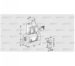 VCS665F05NLWGRB/MM1-/MMMM (88207071) Сдвоенный газовый клапан Kromschroder