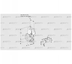 VAS1T15/-N/NQ (88013138) Газовый клапан Kromschroder