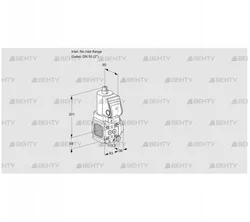 VAS3T-/50N/NQGR (88020411) Газовый клапан Kromschroder