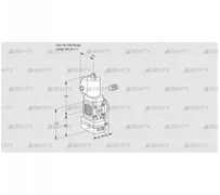 VAD1-/25R/NPGL-25A (88027522) Газовый клапан с регулятором давления Kromschroder