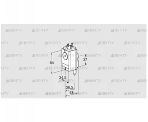 DG 300VC4-5W (84448970) Датчик-реле давления газа Kromschroder