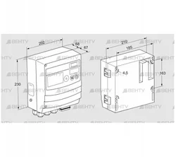 BCU460W8P6C0D0000K1E0-/LM400WF3O0E0- (88680190) Блок управления горением Kromschroder