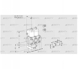 VCG1E15R/25R05GNNWL3/PPPP/2-PP (88105931) Клапан с регулятором соотношения Kromschroder