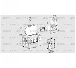 VCS665F05NNWLE/2-Z-/PPPP (88204725) Сдвоенный газовый клапан Kromschroder