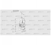 VAD1T-/20N/NQSR-50A (88030862) Газовый клапан с регулятором давления Kromschroder