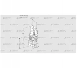 VAD1T-/20N/NQSR-50A (88030862) Газовый клапан с регулятором давления Kromschroder