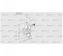 VAD120/15R/NW-100B (88005078) Газовый клапан с регулятором давления Kromschroder