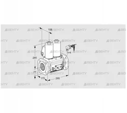 VCS665F05NNWLE/MMMM/PPMM (88203778) Сдвоенный газовый клапан Kromschroder