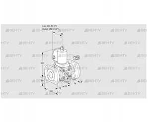 VAS350F/NKGL (88019183) Газовый клапан Kromschroder