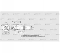 BIC 100RB-600/635-(109)E (84033279) Газовая горелка Kromschroder