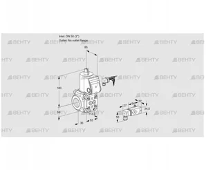 VAS350/-R/NQ (88033210) Газовый клапан Kromschroder