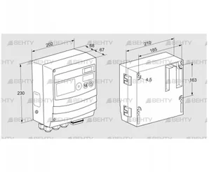 BCU480W3P6C0D1000K1E1-/LM400WF3O0E1- (88680041) Блок управления горением Kromschroder