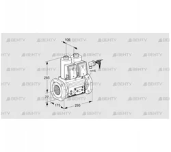 VCS665F05NNKRE/PPPP/PPEP (88204838) Сдвоенный газовый клапан Kromschroder