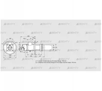 BIC 100RB-700/735-(109)E (84033289) Газовая горелка Kromschroder