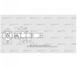 BIC 100RB-700/735-(109)E (84033289) Газовая горелка Kromschroder