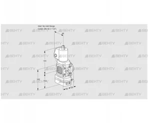 VAD2T-/40N/NQGL-100A (88033094) Газовый клапан с регулятором давления Kromschroder