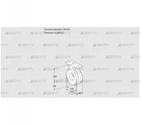 BVG50/32W05 (88300152) Дроссельная заслонка Kromschroder