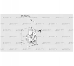 VAS120R/NW (88002558) Газовый клапан Kromschroder