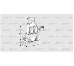 VCS8100F05NLKGRB/PPPP/PPPP (88207270) Сдвоенный газовый клапан Kromschroder