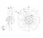 Осевой вентилятор ebmpapst A2E250AL0673