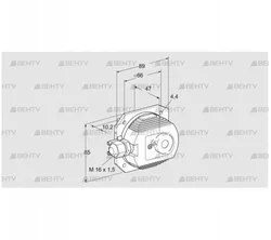 DL 8K-3 30 (84444748) Датчик-реле давления воздуха Kromschroder