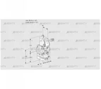 VAD240R/NP-100A (88026098) Газовый клапан с регулятором давления Kromschroder