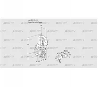 VAS1T25/-N/NQSR (88012671) Газовый клапан Kromschroder