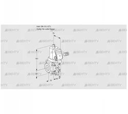 VAS115/-R/NQGR (88011392) Газовый клапан Kromschroder