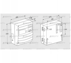 BCU460W8P0C0D0000K1E1-/LM400WF3O0E1- (88680093) Блок управления горением Kromschroder