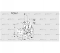 VCH2E40F/50R05NHEVWR3/PPPP/PPPP (88101887) Клапан с регулятором расхода Kromschroder