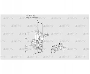 VAS350/-R/NW (88033709) Газовый клапан Kromschroder