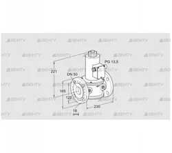 VG 50/39F10NK33 (85261360) Запорный газовый клапан Kromschroder