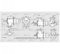 ZIO 200KBL-50/35-(38E)D (84199215) Газовая горелка Kromschroder