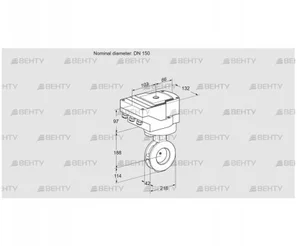 IBAF150Z05/20-60W3TR10 (88303355) Дроссельная заслонка Kromschroder