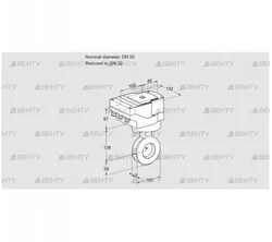 IBAF50/32Z05/20-60Q3TR10 (88301792) Дроссельная заслонка Kromschroder