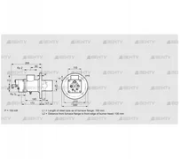 BIO 80KB-150/135-(8)E (84021026) Газовая горелка Kromschroder