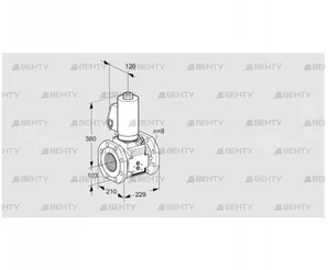 VAS8T100A05NQGLB/PP/PP (88206826) Газовый клапан Kromschroder